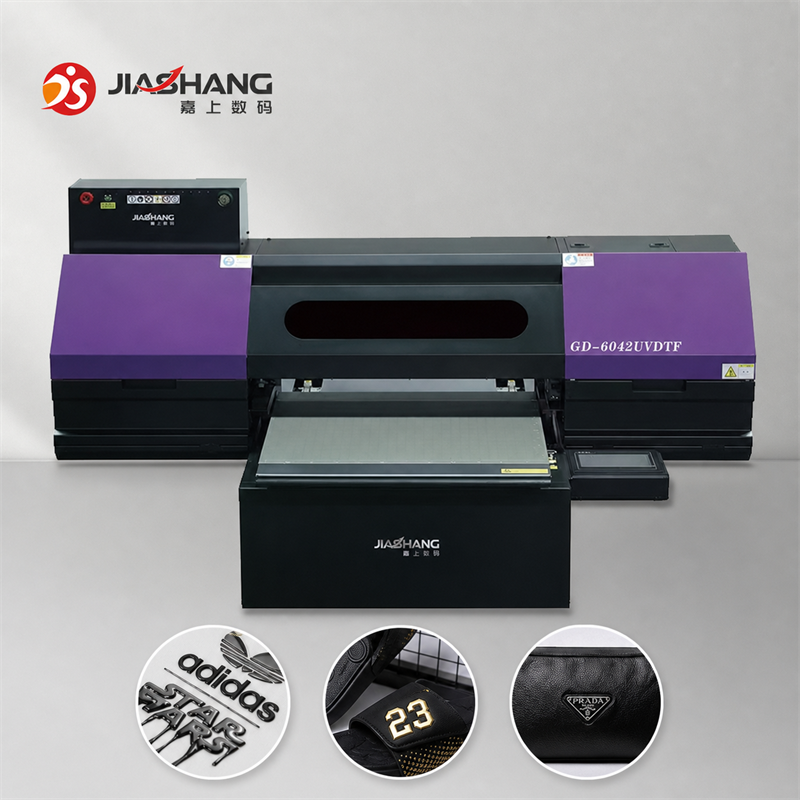 GD-6042 imitation embroidery printer with raised textile shoe and leather applications